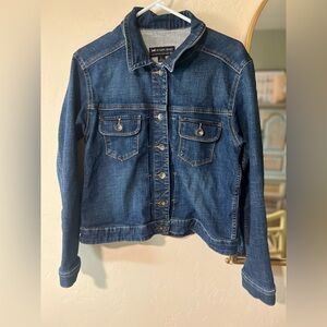 Lee Modern Series Trucker Style Denim Jacket Medium/Dark Wash Size L